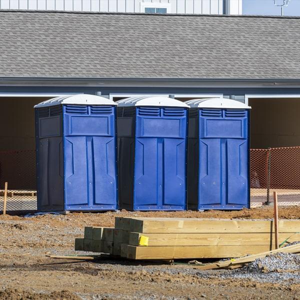 Heavy-duty construction site porta potty in Carbondale, Illinois